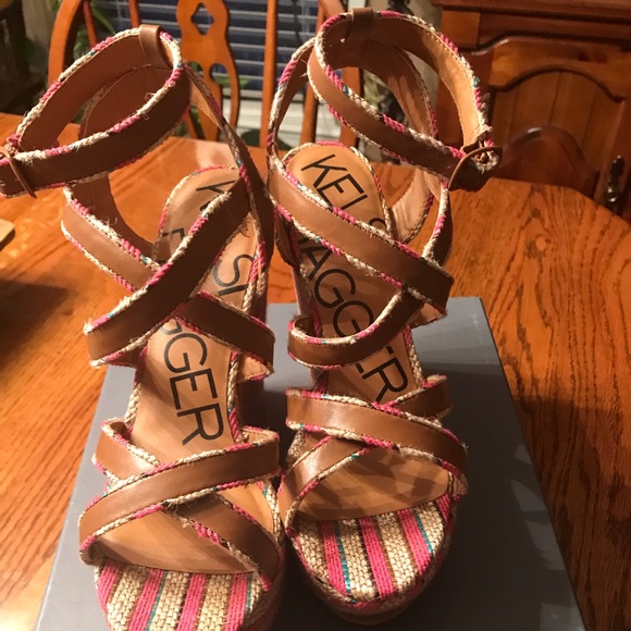 Kelsi Dagger Paxton wedges Size 9.5 - Picture 3 of 5